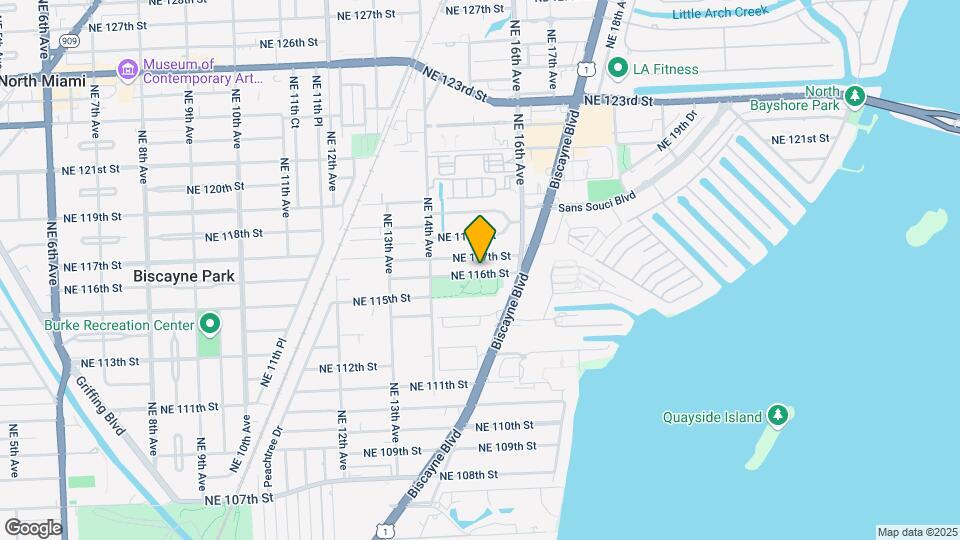 1503 NE 116th St Mapa y Detalles de la Ubicación