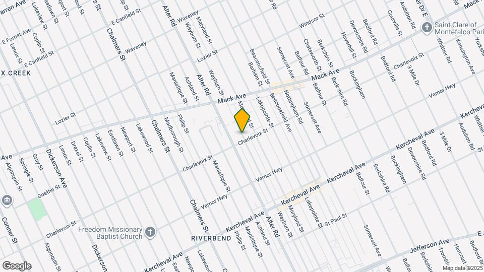 1413 Wayburn St Map and Location Details