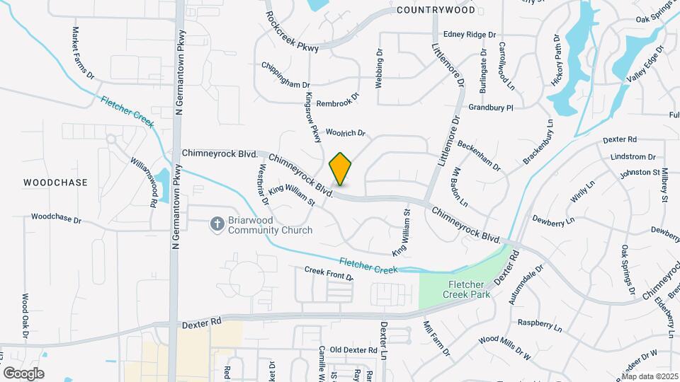 8400 Chimneyrock Blvd. Map and Location Details
