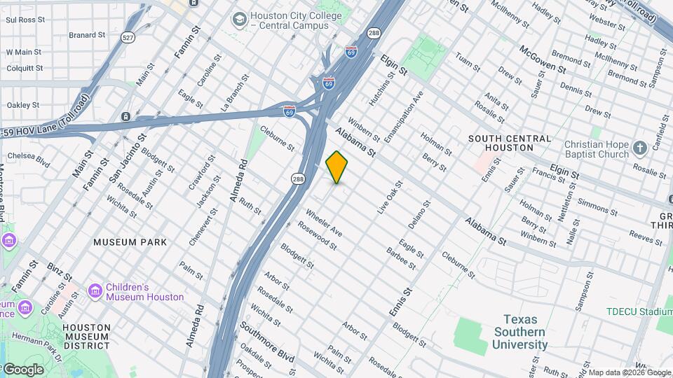 2313 Eagle St Map and Location Details