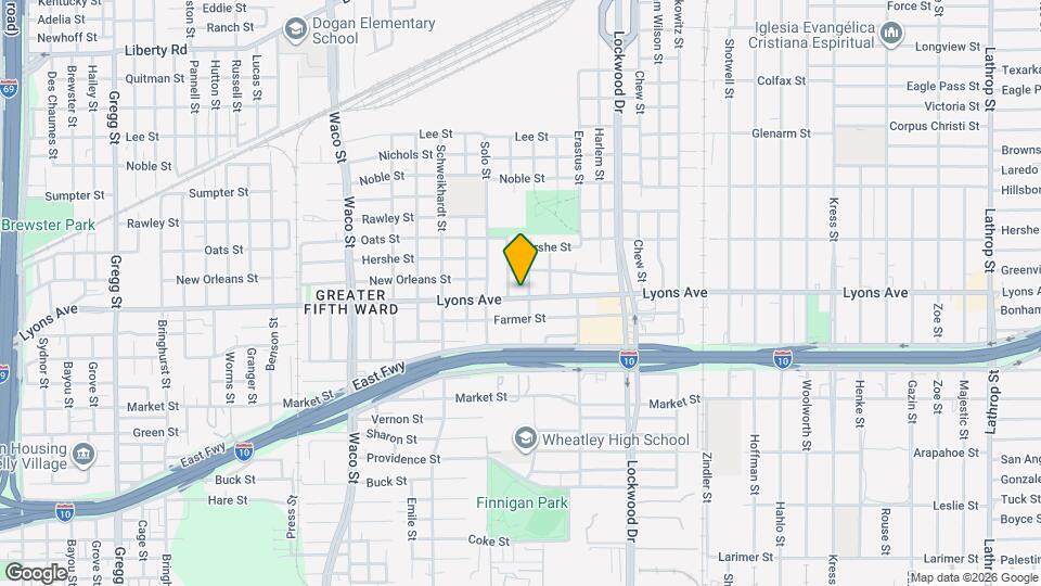 5005 Lyons Ave Map and Location Details