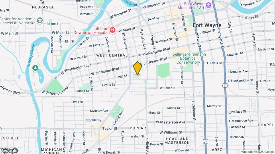 1212 Fulton St Map and Location Details