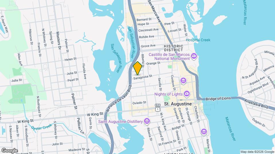 68 Saragossa St Map and Location Details