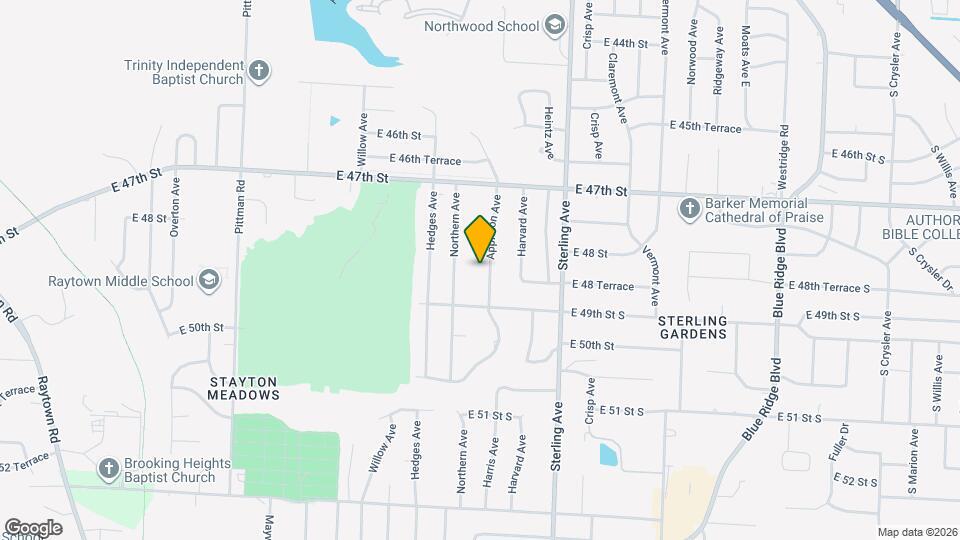 4808 Appleton Ave Map and Location Details