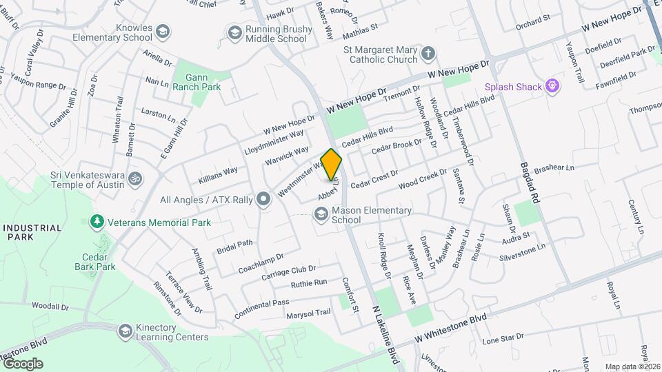 1635 Abbey Ln, Unit 432 G Ave Map and Location Details