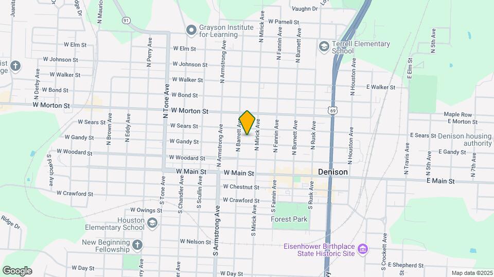 617 W Gandy St Map and Location Details