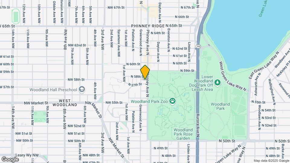 5705 Phinney Ave N Map and Location Details