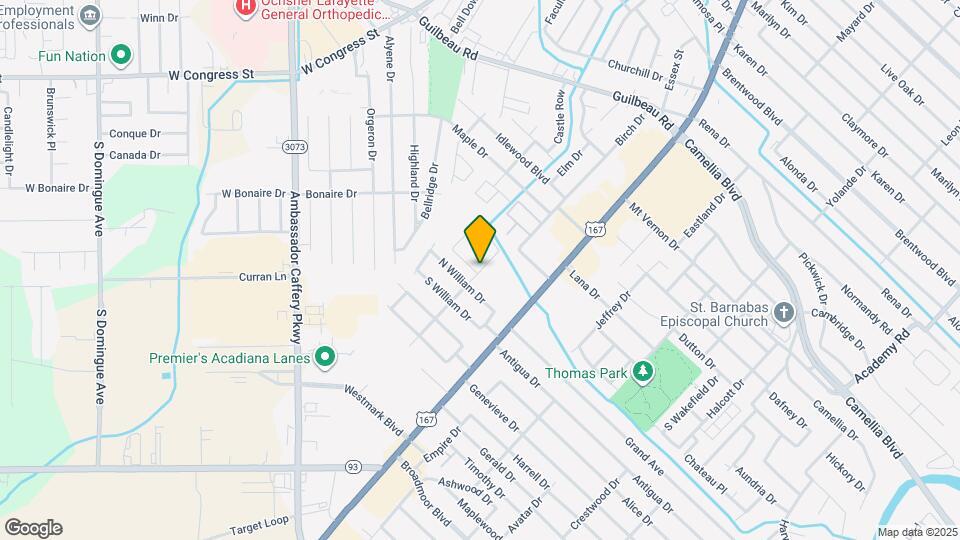 132 Belle Fontaine Dr Map and Location Details