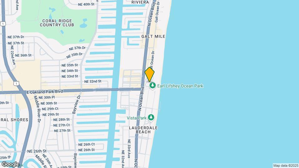 3100 N Ocean Blvd Map and Location Details
