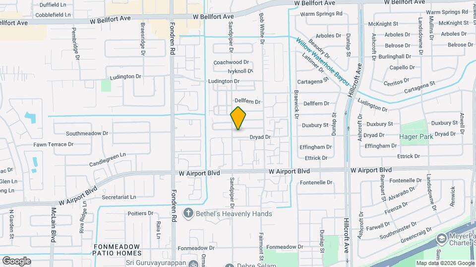 6348 Dryad Dr Map and Location Details