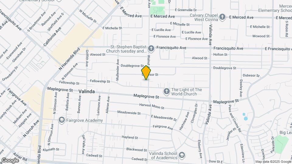 1519 Walnut Ave Map and Location Details