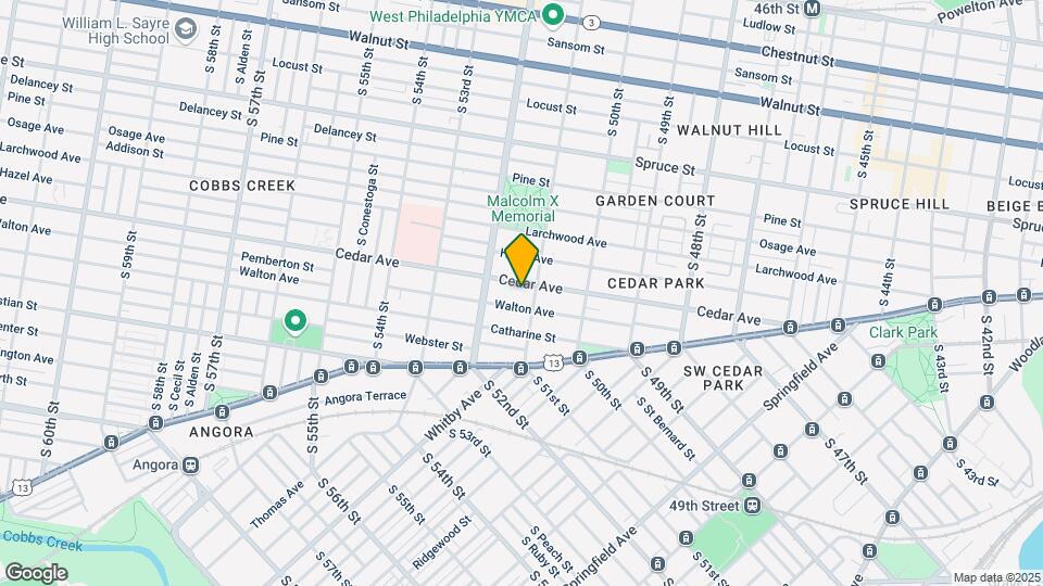 5116 Cedar Ave Map and Location Details