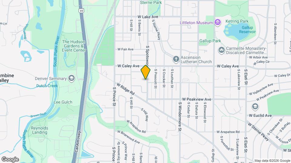 6391 S Spotswood Cir Mapa y Detalles de la Ubicación