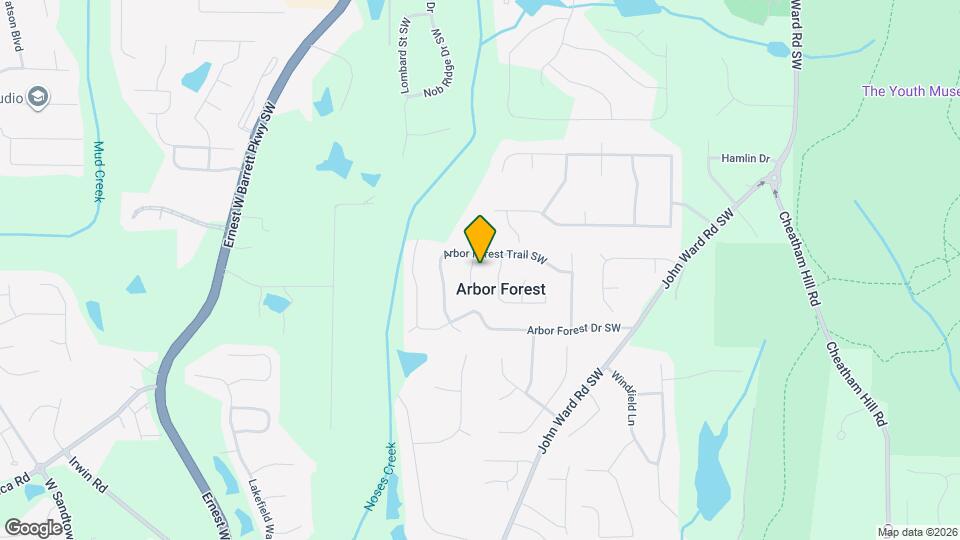 807 Arbor Forest Pl Mapa y Detalles de la Ubicación