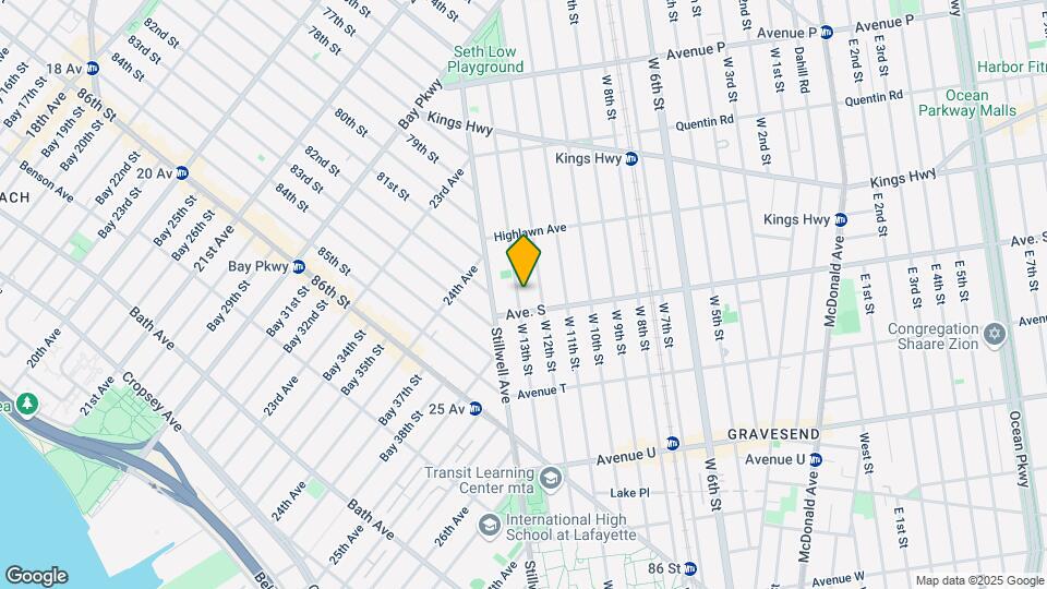 1875 W 13th St Map and Location Details