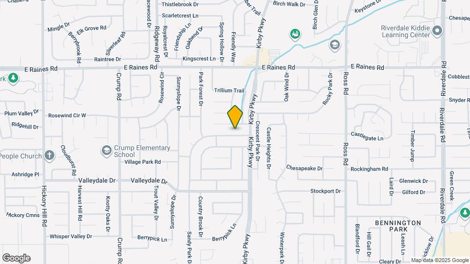 6408 Green Grove Dr Map and Location Details