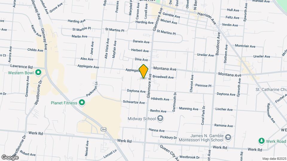Broadwell Apartments Mapa y Detalles de la Ubicación