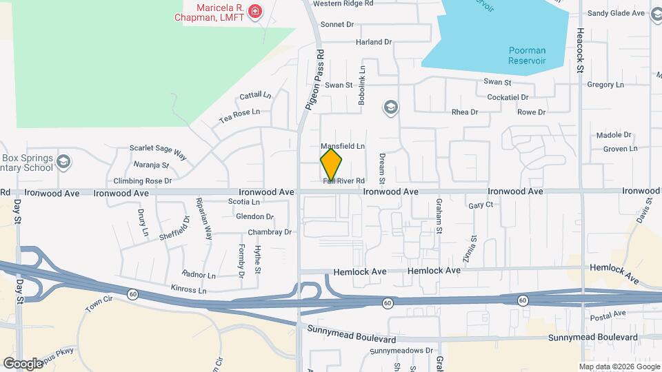 23117 Fall River Rd Map and Location Details