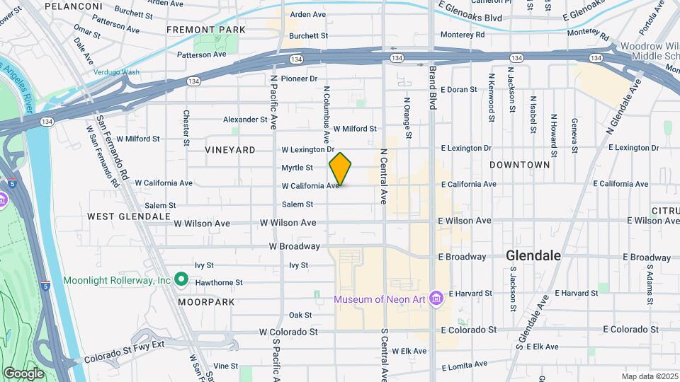 364 W California Ave Map and Location Details