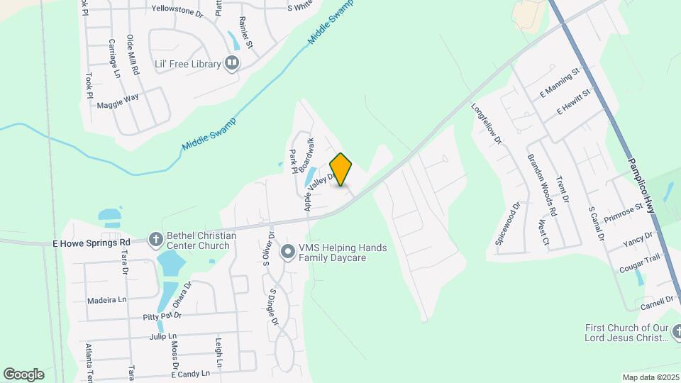 1705 Woodlawn Ct Mapa y Detalles de la Ubicación