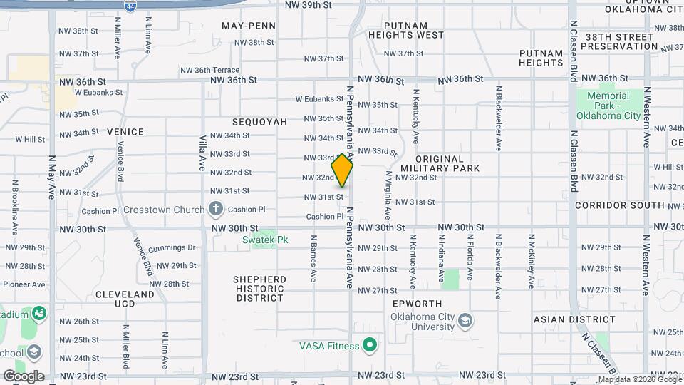 2109 NW 31st St Map and Location Details