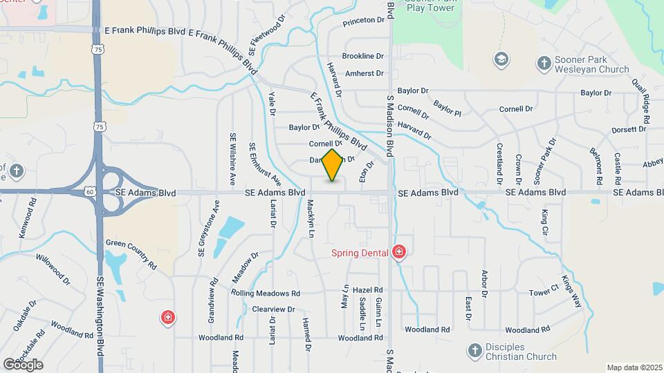 4724 SE Adams Blvd Map and Location Details