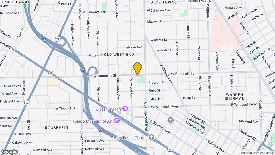 527 W Bancroft St Mapa y Detalles de la Ubicación