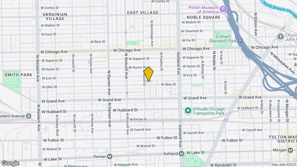 1746 W Ohio St Map and Location Details