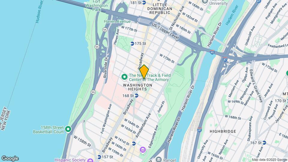 1200 Saint Nicholas Ave Map and Location Details