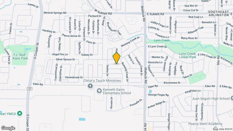 810 Fondren Dr Map and Location Details