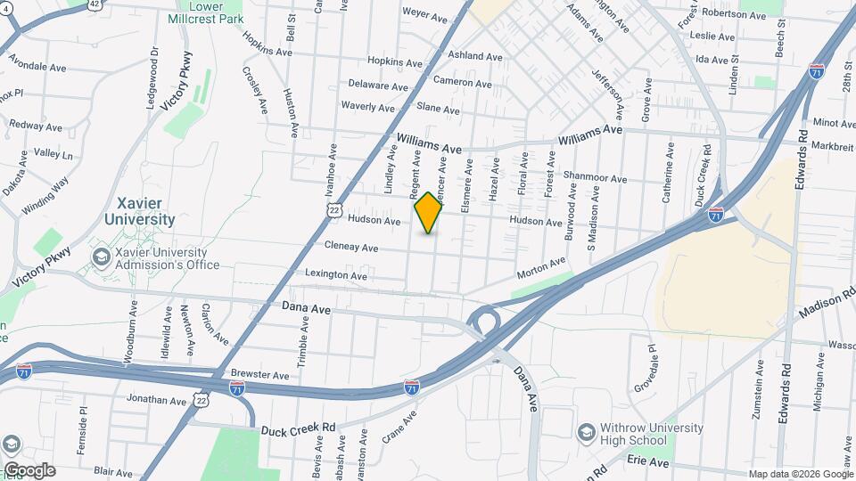 3811 Spencer Ave Map and Location Details
