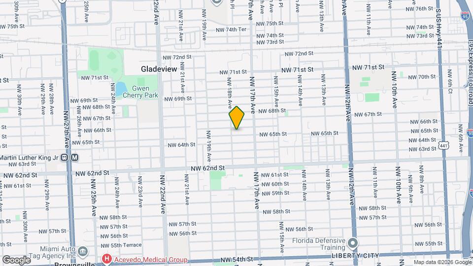 1781 NW 65th St Mapa y Detalles de la Ubicación