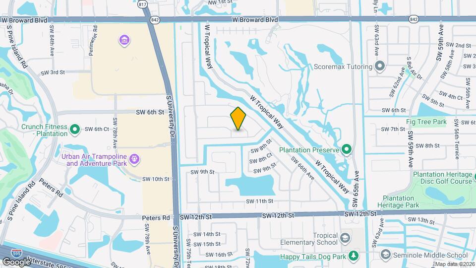 7221 SW 7th St Map and Location Details