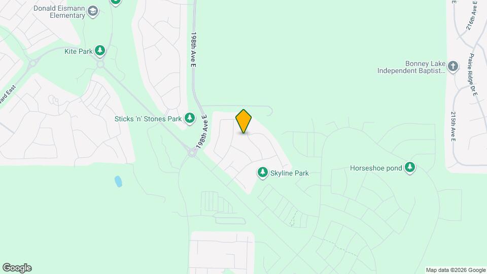 14602 201st Ave E Map and Location Details