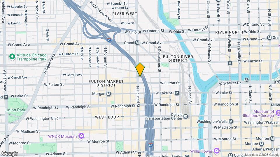 740 W Fulton St Mapa y Detalles de la Ubicación