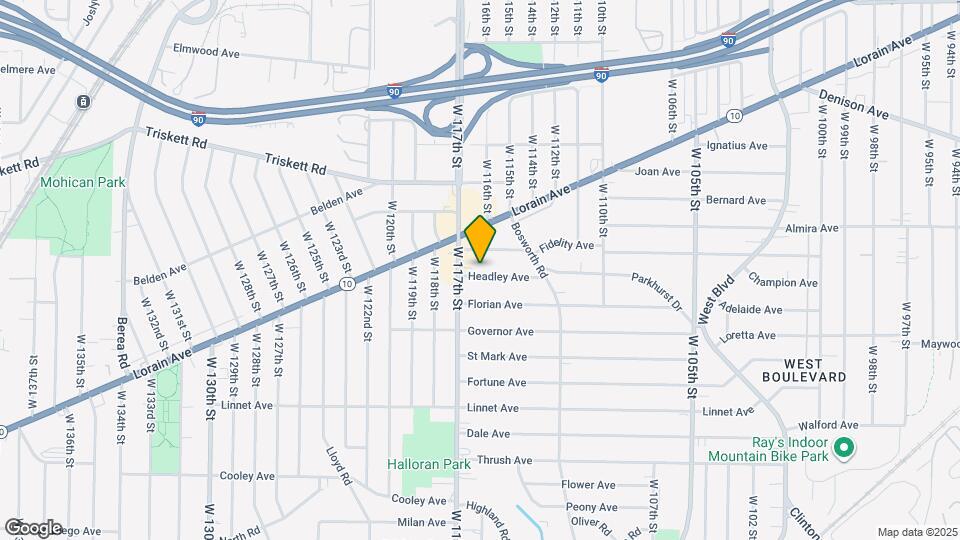 11522-11522 Headley Ave Map and Location Details