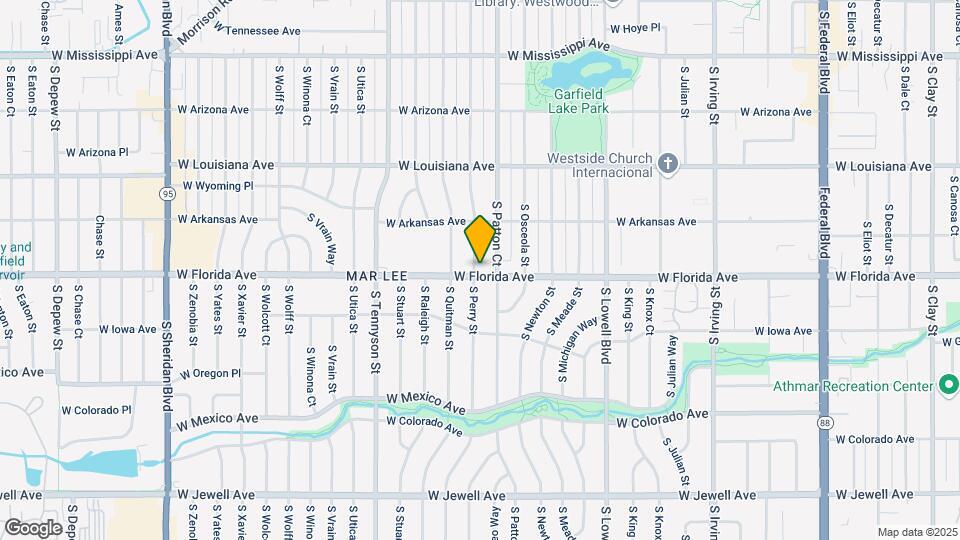 1498 S Perry St Map and Location Details
