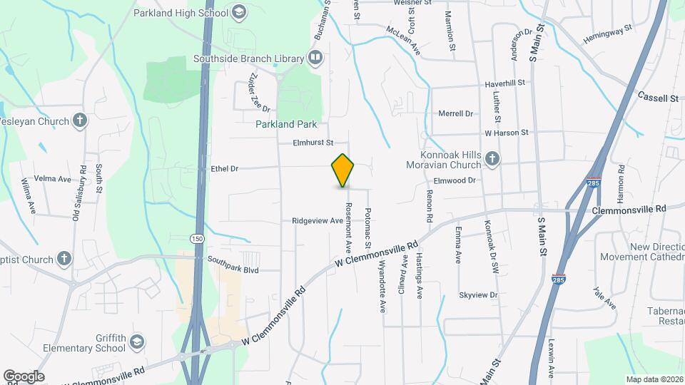 3400 Rosemont Ave Map and Location Details