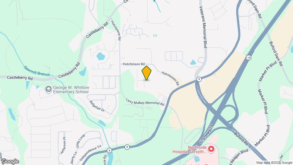 3705 Hutchinson Trace Dr Map and Location Details