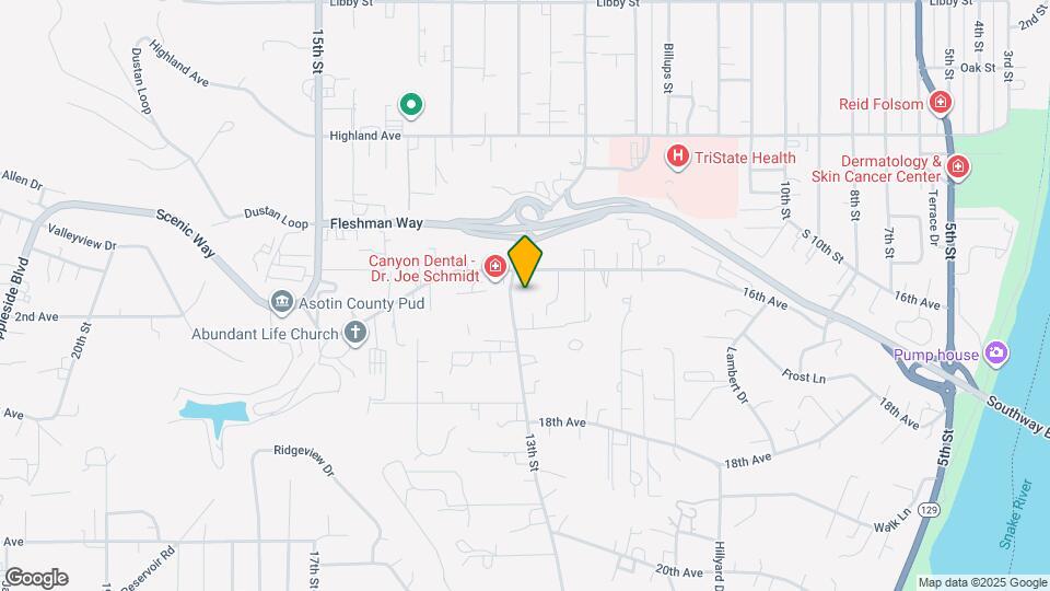 1623 13th St Map and Location Details