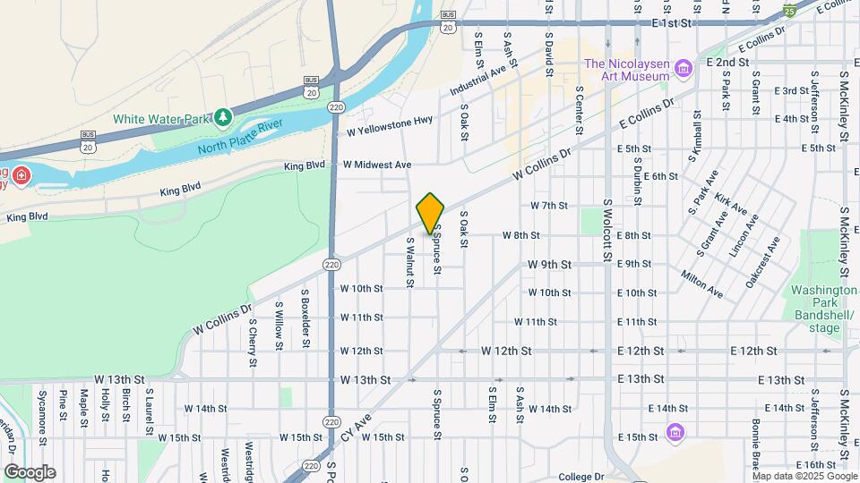 848 S Spruce St Mapa y Detalles de la Ubicación