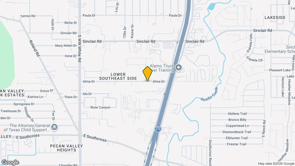 4926 Alma Dr Map and Location Details