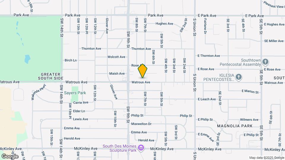 707 Watrous Ave Map and Location Details