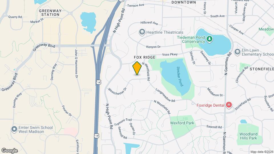 7618 Westchester Dr Map and Location Details