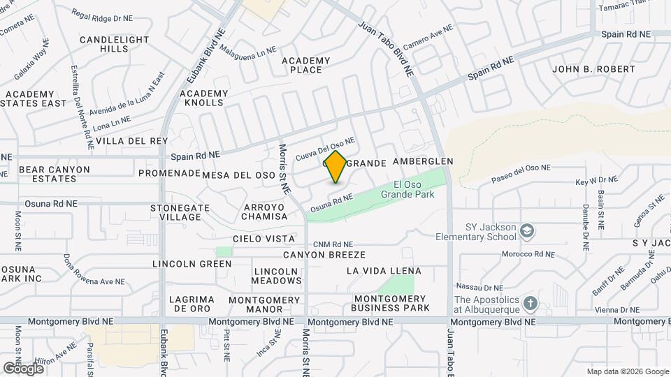 10333 Camino Del Oso NE Map and Location Details