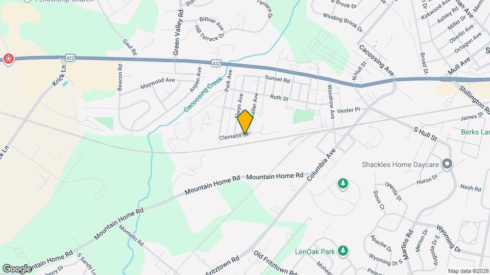 1008 Clematis St Map and Location Details