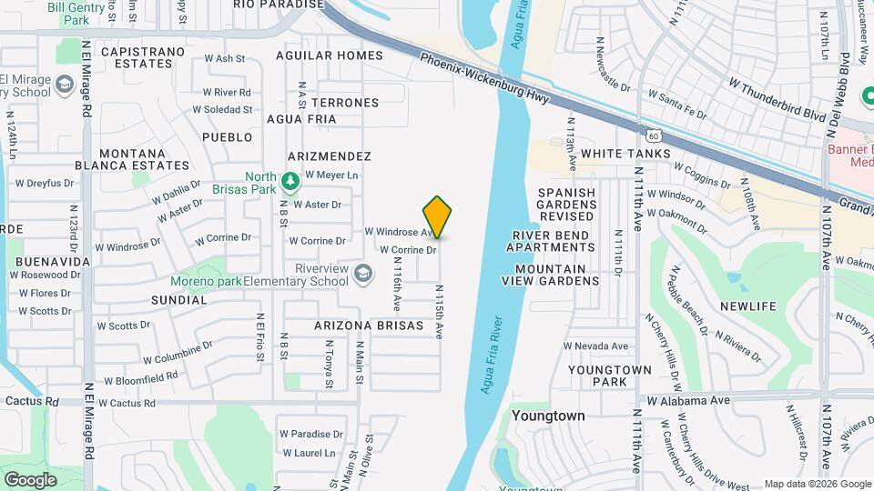 11502 W Corrine Dr Map and Location Details