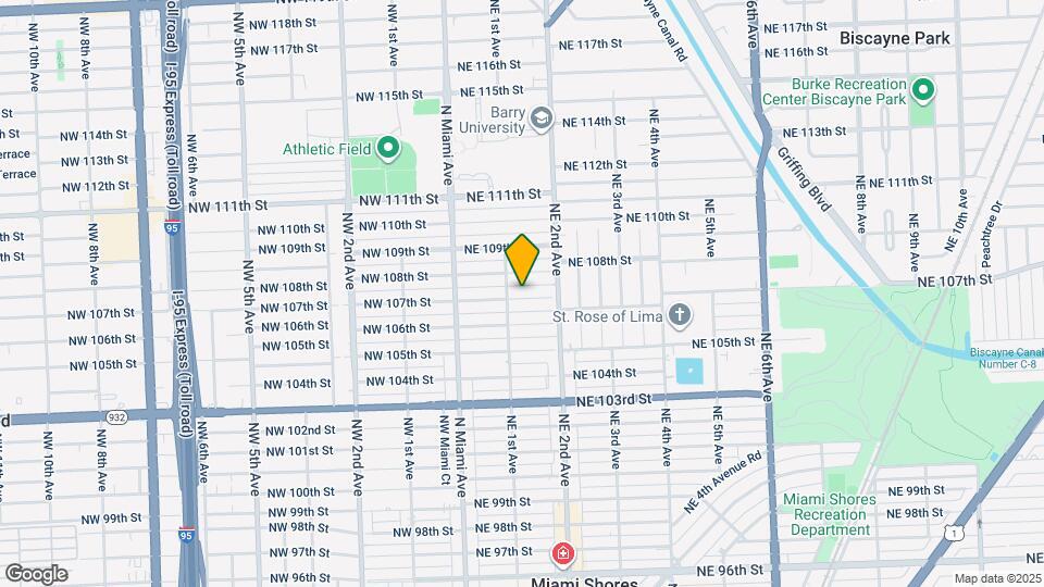 125 NE 107th St Map and Location Details