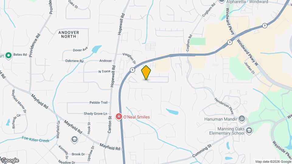 1045 Winthrope Chase Dr Map and Location Details