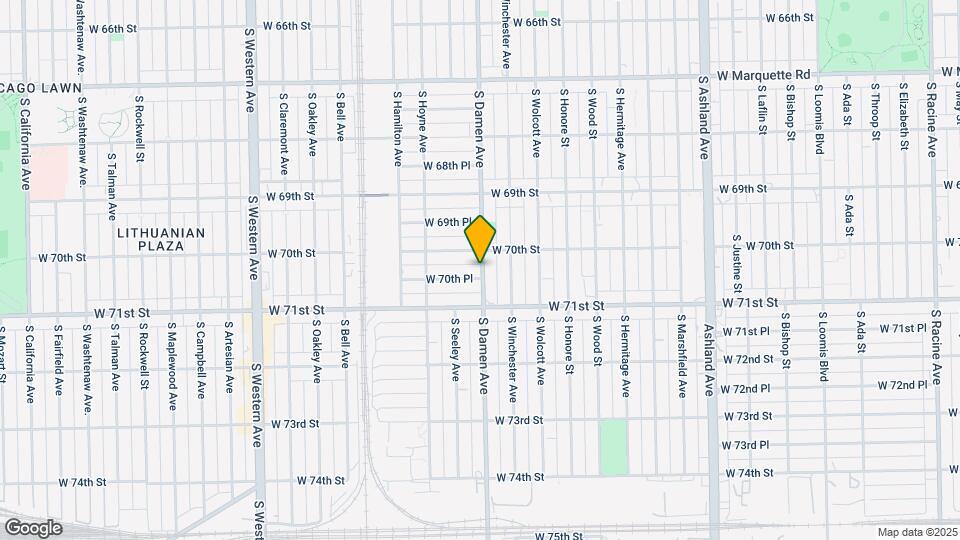 2000 W 70th Pl Map and Location Details